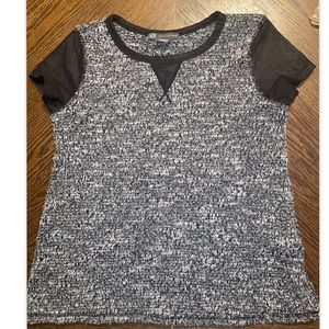 AX Armani Exchange XS black blouse